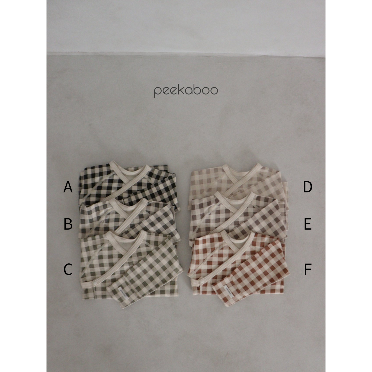 韓國童裝 25秋｜peekaboo 25478 newborn set
