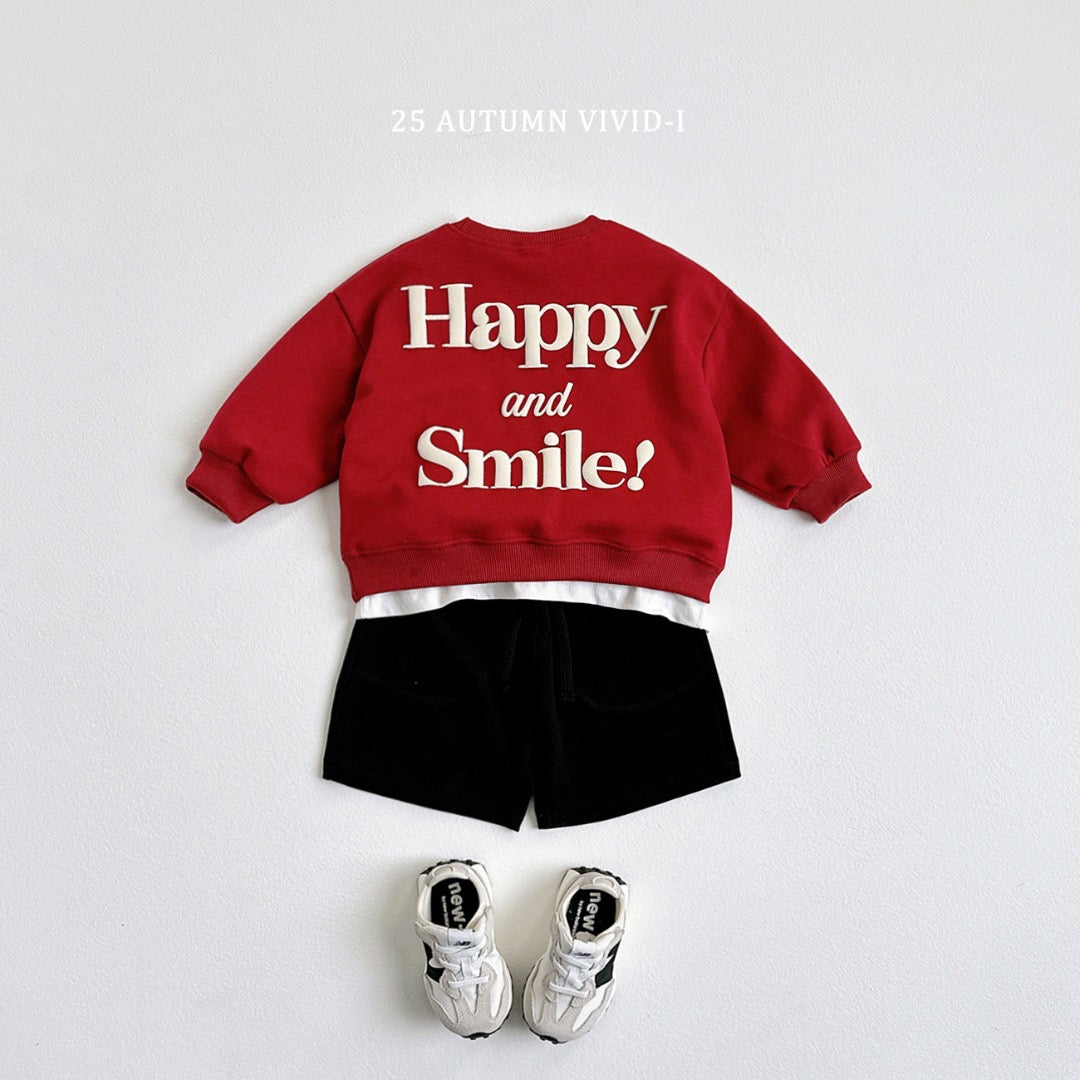 25秋🍁happy and smile上衣