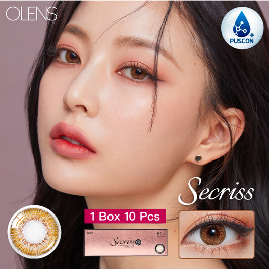 Olens日拋 1盒10片盒裝Secriss Coral Brown