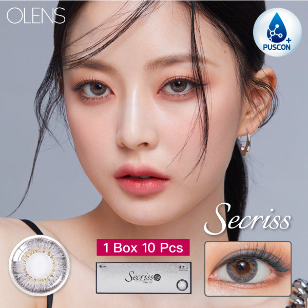 Olens日拋 1盒10片盒裝Secriss Coral Gray
