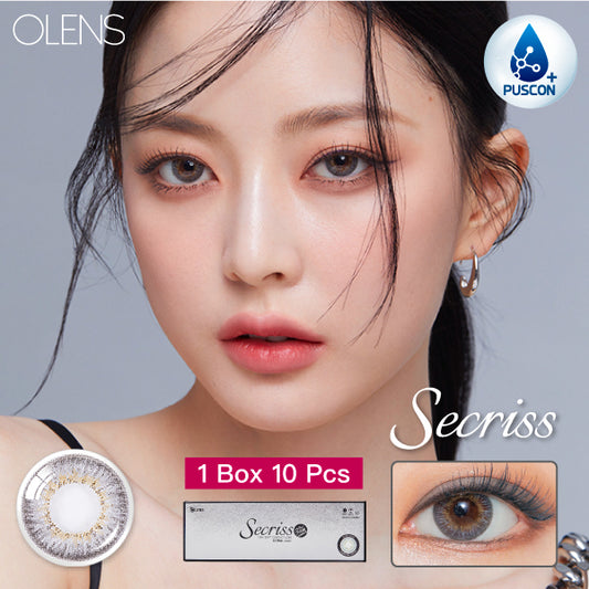 Olens日拋 1盒10片盒裝Secriss Coral Gray