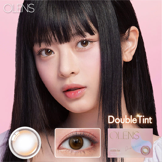 Olens月拋 1盒2片盒裝Double Tint Brown