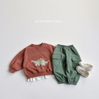 25秋🍁stegosaurus/tyrannosaurus/triceratops恐龍上衣