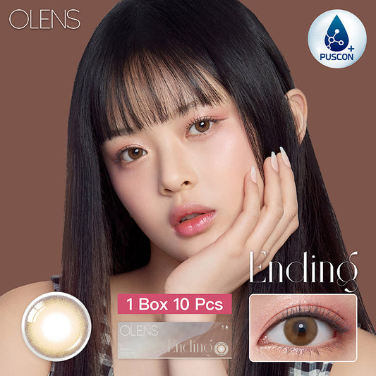 Olens日拋 1盒10片盒裝Ending Brown