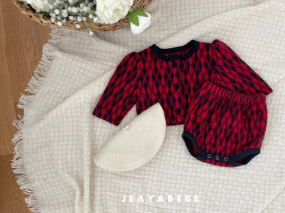 韓國童裝 25冬｜Jeaya 25467 baby set