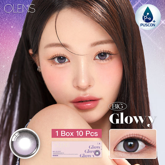 Olens日拋 1盒10片盒裝Big Glowy Lavender