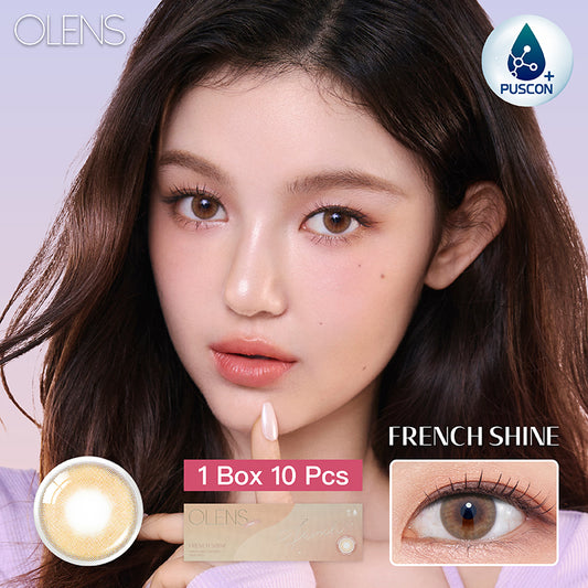 Olens日拋 1盒10片盒裝French Shine Hazel