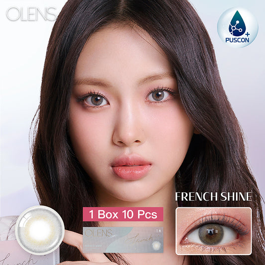 Olens日拋 1盒10片盒裝French Shine Gray