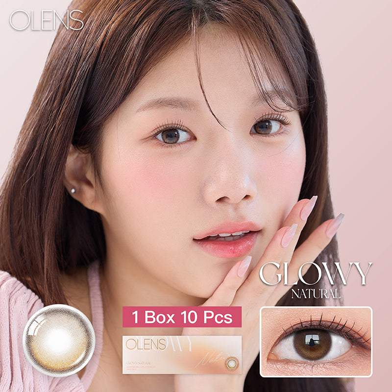 Olens日拋 1盒10片盒裝Glowy Natural Mocha Latte Brown