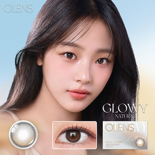 Olens月拋 1盒2片盒裝Glowy Natural Mocha Brown