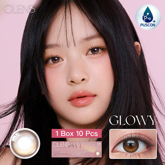 Olens日拋 1盒10片盒裝Eyelighter Glowy Brown