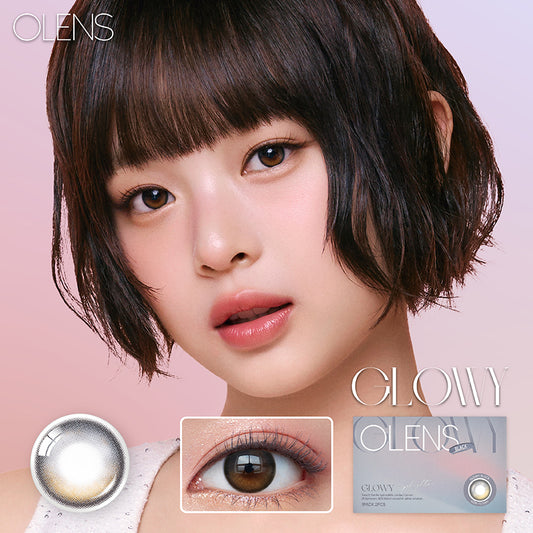 Olens月拋 1盒2片盒裝Eyelighter Glowy Black