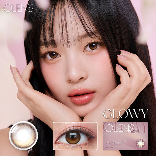 Olens月拋 1盒2片盒裝Eyelighter Glowy Brown