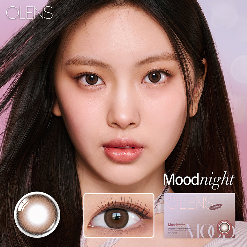 Olens月拋 1盒2片盒裝Moonrise Fawn Choco