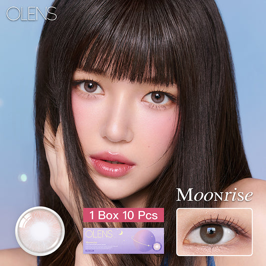 Olens日拋 1盒10片盒裝Moonris Mauve Gray