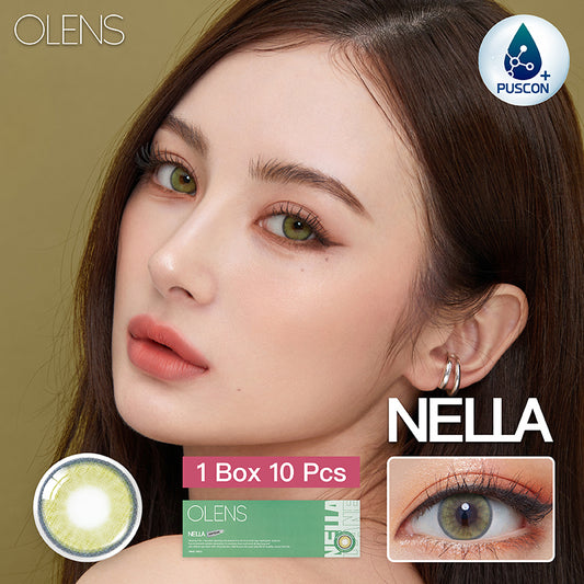 Olens日拋 1盒10片盒裝Nella Ash Olive