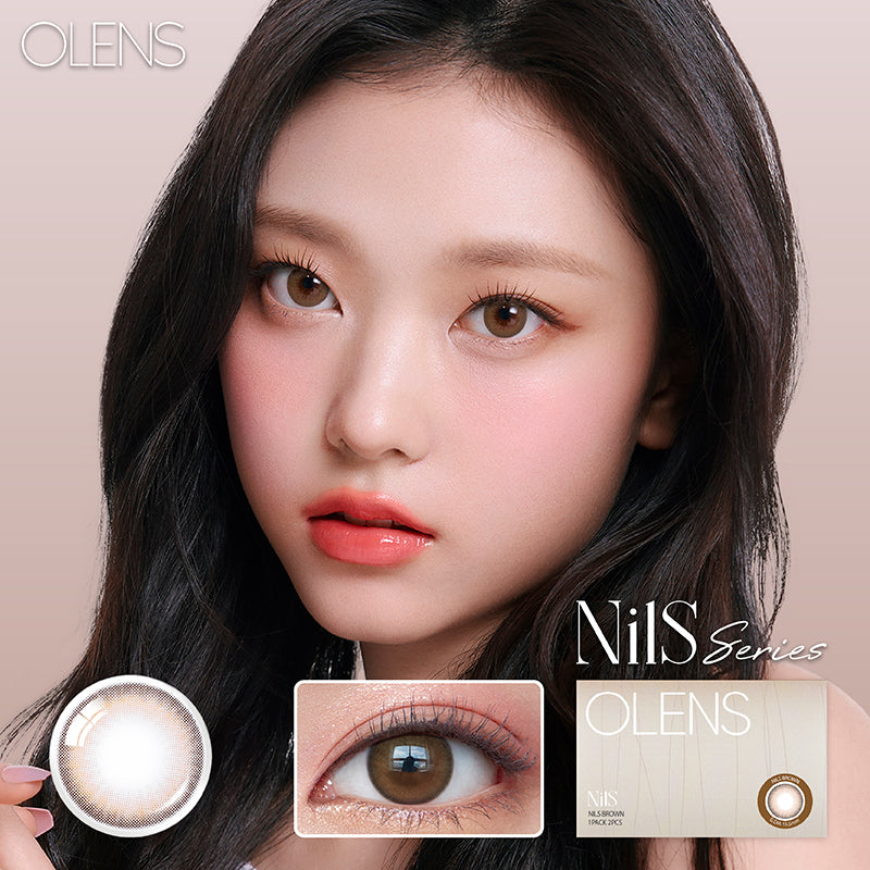 Olens月拋 1盒2片盒裝Nils Brrown