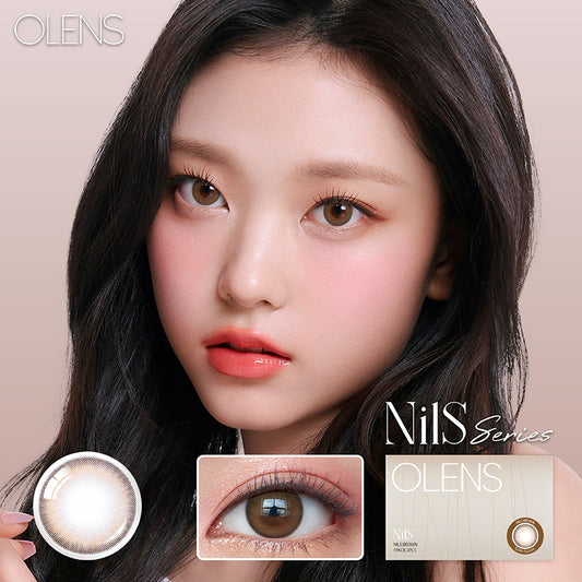 Olens月拋 1盒2片盒裝Nils Brrown