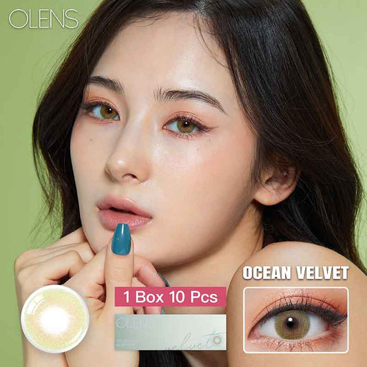 Olens日拋 1盒10片盒裝Ocean Velvet Green