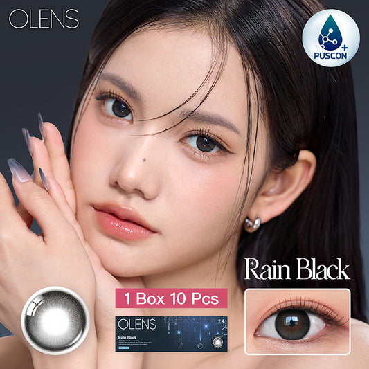 Olens日拋 1盒10片盒裝Rain Black