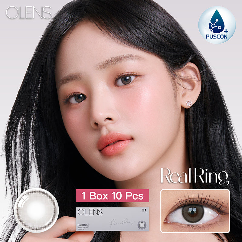 Olens日拋 1盒10片盒裝Real Ring Gray