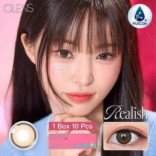 Olens日拋 1盒10片盒裝Realish Brown