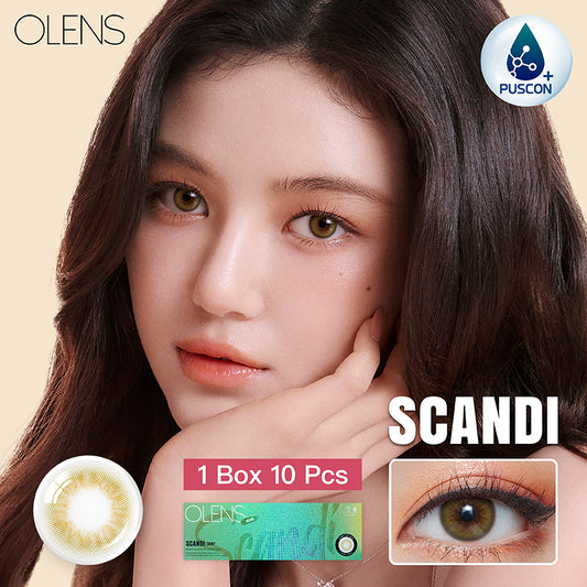 Olens日拋 1盒10片盒裝Scandi Olive