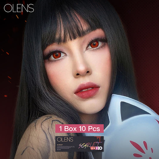 Olens日拋 1盒10片盒裝Scarlet Collection