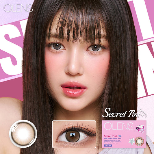 Olens月拋 1盒2片盒裝Sercet Tint Brown