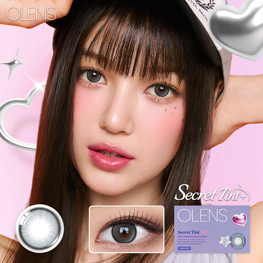 Olens月拋 1盒2片盒裝Sercet Tint Gray