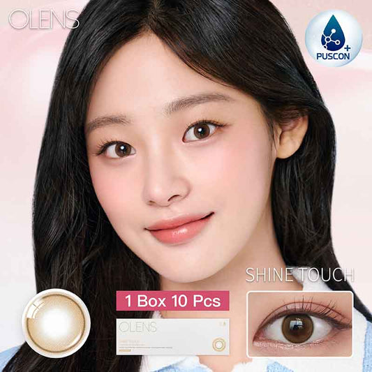 Olens日拋 1盒10片盒裝Shine Touch Milky Brown
