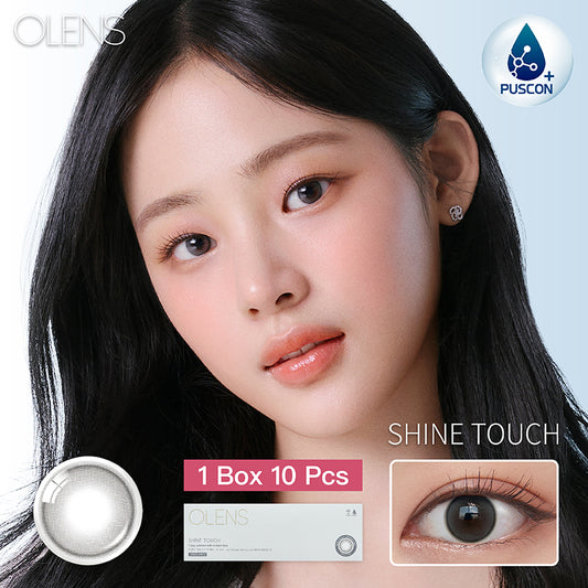 Olens日拋 1盒10片盒裝Shine Touch Milky Gray
