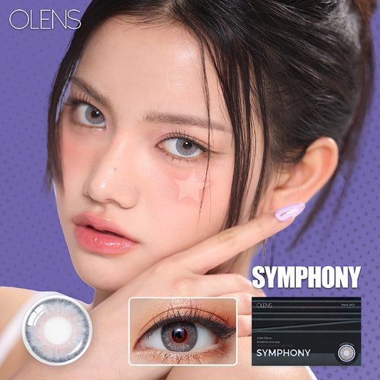 Olens月拋 1盒2片盒裝Symphony Gray