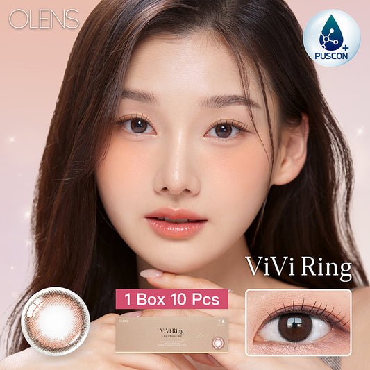 Olens日拋 1盒10片盒裝Vivi Ring Choco