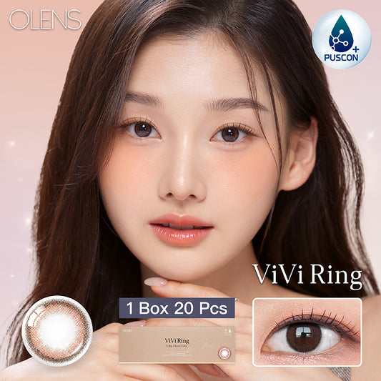 Olens日拋 1盒20片盒裝Vivi Ring Choco