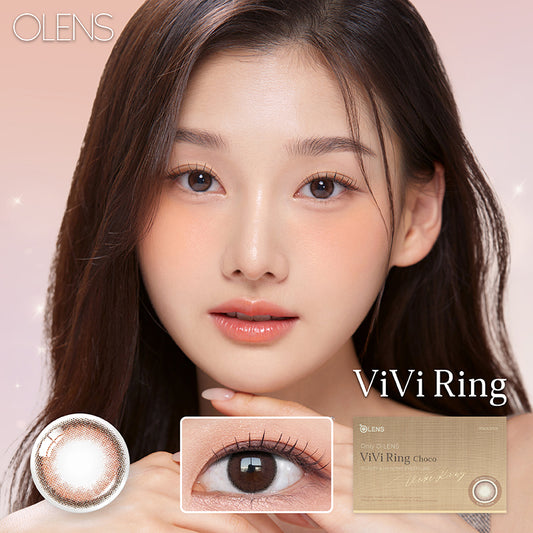 Olens月拋 1盒2片盒裝Vivi Ring Choco