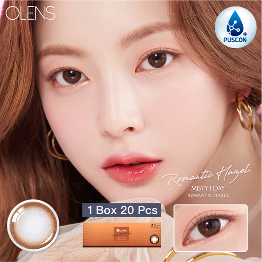 Olens日拋 1盒20片盒裝Misty Ash Hazel
