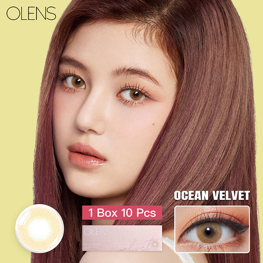 Olens日拋 1盒10片盒裝Ocean Velvet Hazel