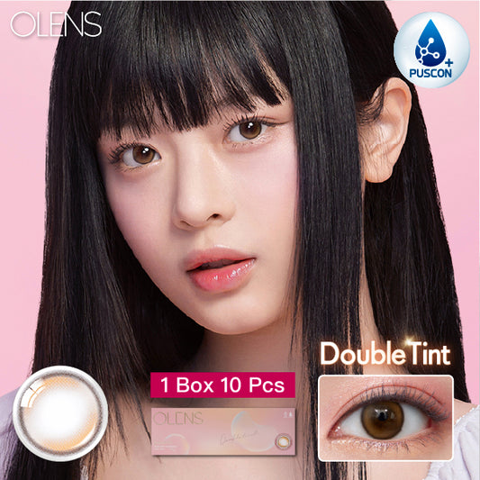 Olens日拋 1盒10片盒裝Double Tint Brwon