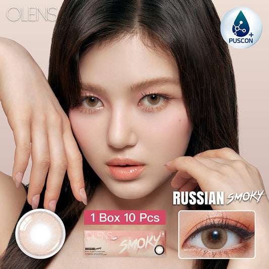 Olens日拋 1盒10片盒裝Russian Smoky Brown