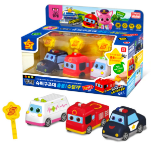 Pinkfong Super Rescue team Shooting Car
