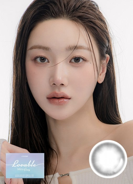 LENSME月拋 1盒2片盒裝LOVABLE MINI GRAY