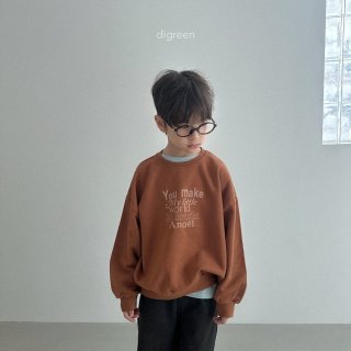 25秋🍁digreen you make my little world so bright angle上衣