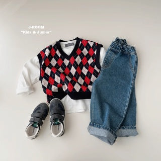 25秋🍁蝴蝶結🎀 格仔♦️馬甲