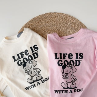 25秋🍁life is good with a dog狗狗上衣