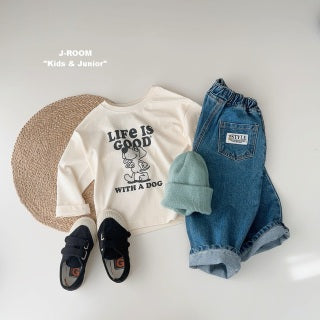 25秋🍁life is good with a dog狗狗上衣