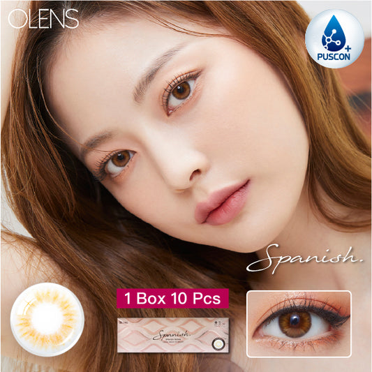 Olens日拋 1盒10片盒裝Spanish Brown