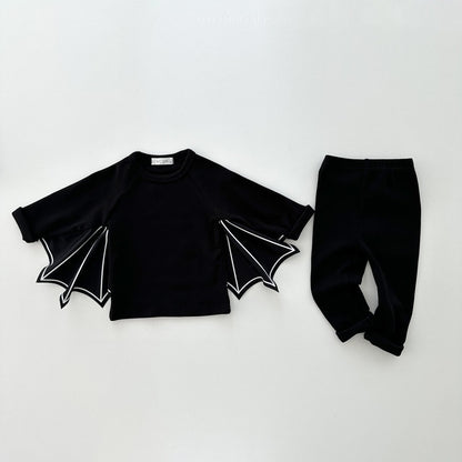 25秋🍁oottbebe |halloween 蝙蝠上衣連褲套裝