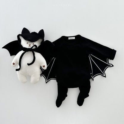 25秋🍁oottbebe |halloween 蝙蝠包屁衣連褲套裝