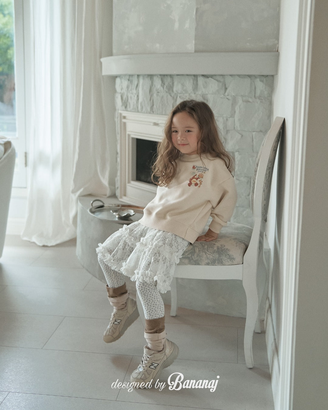 韓國童裝 25秋｜BananaJ  25315 skirt